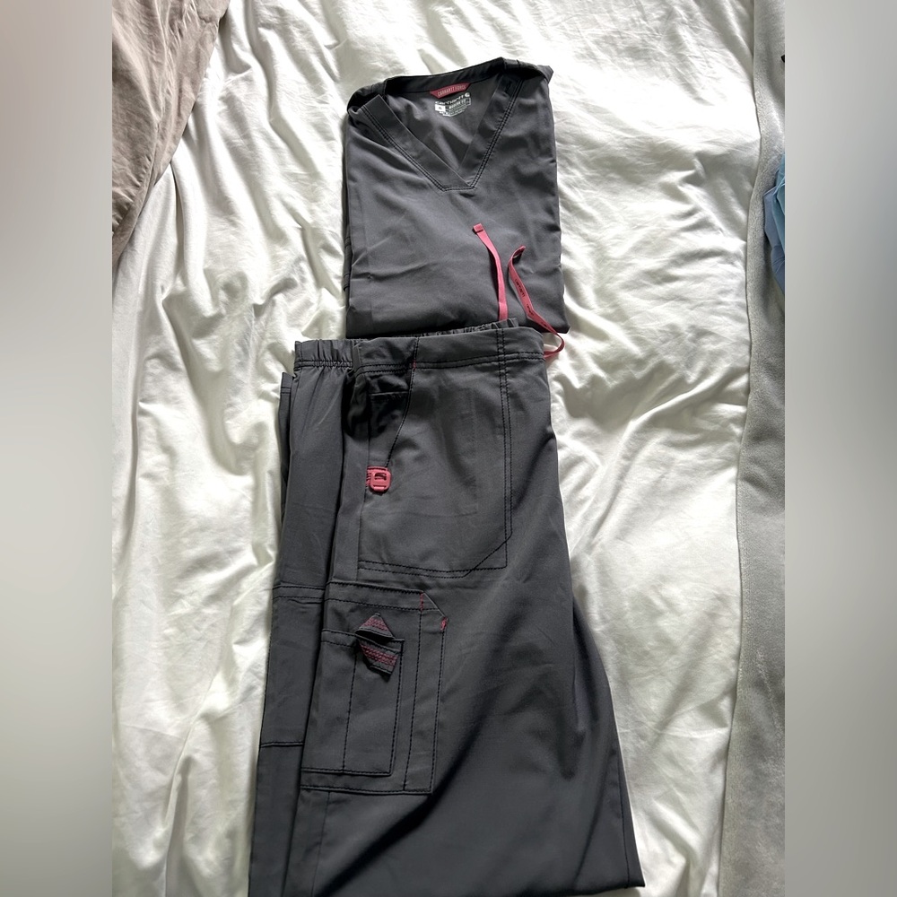 Women's Gray Scrub Pants